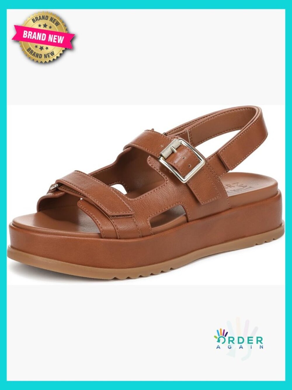 Flatform Heel Sandals Adjustable Buckle Comfortable Open Toe Casual Summer
